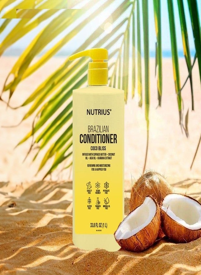 Nutrius BRAZILIAN COCO BLISS 33.8FL OZ CONDITIONER - Image 1